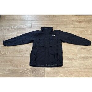 The North Face HyVent Multi pocket Black Ski Jacket Vintage Mens Large